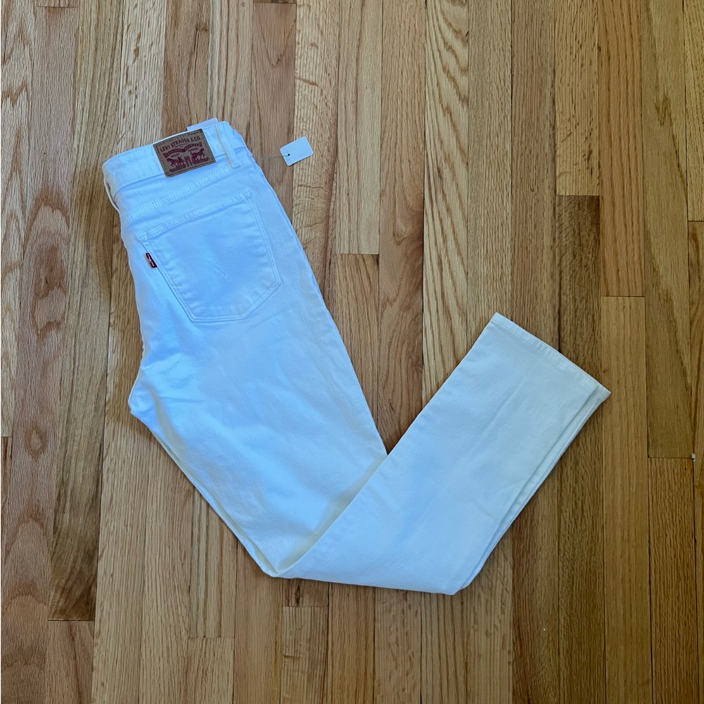 Levi's Off-White Denim Pants